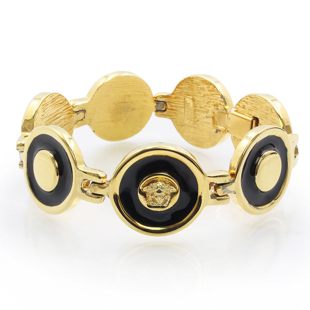 中古】Gianni Versace ジャンニ ヴェルサーチ メデューサ ブラック 