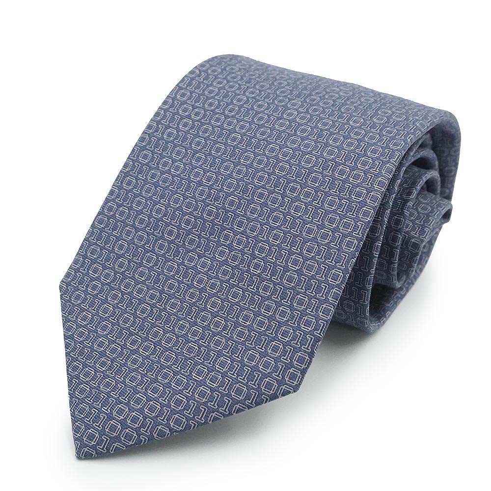 HERMES ニットネクタイ　グレー　ニットタイ　灰色 ワンポイント　秋冬 ❤未使用品❤シルクニットタイ グリーン等4色リバーシブル ネクタイ