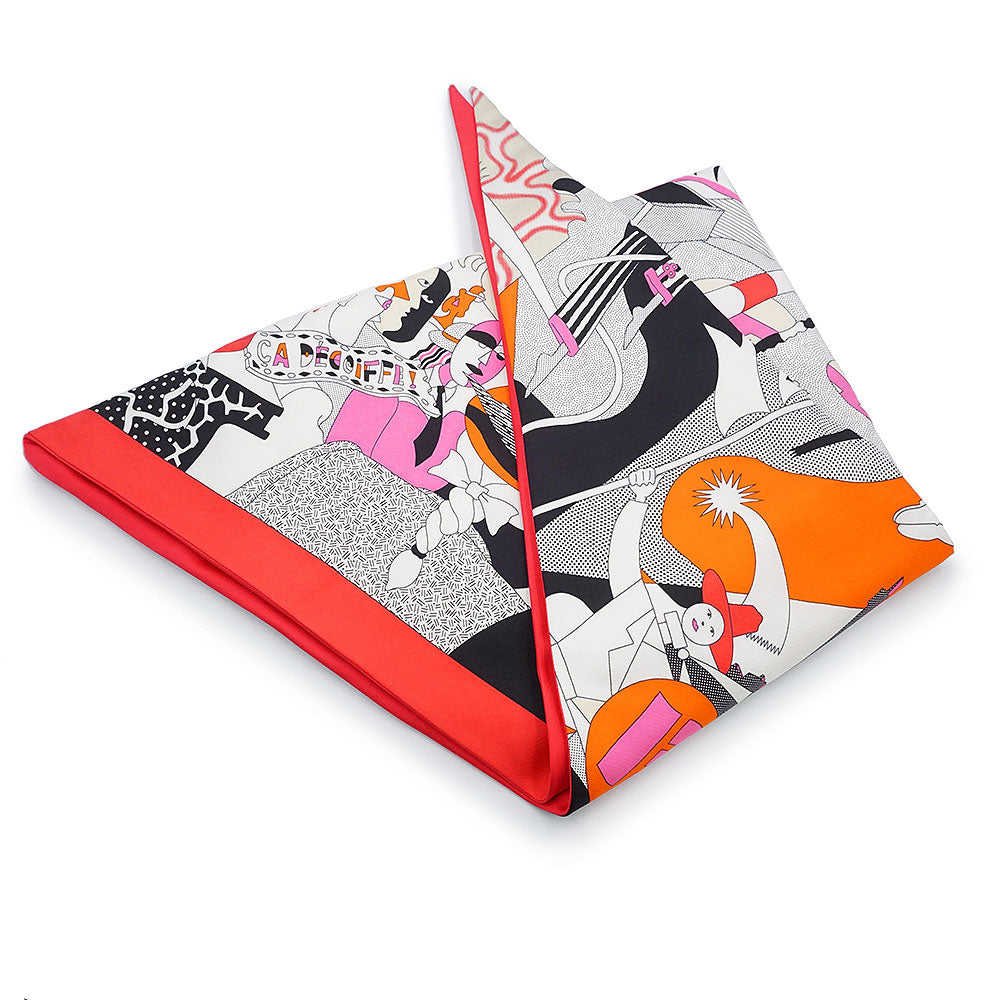 エルメス　三角スカーフ　ポワントゥ 新品・未使用品】エルメス HERMES ポワント スアティーヌ サ デコワフ