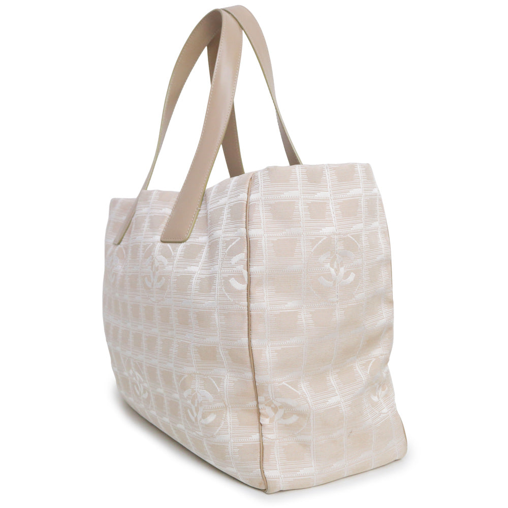 中古】シャネル CHANEL ココマーク ニュートラベルライン MM トート