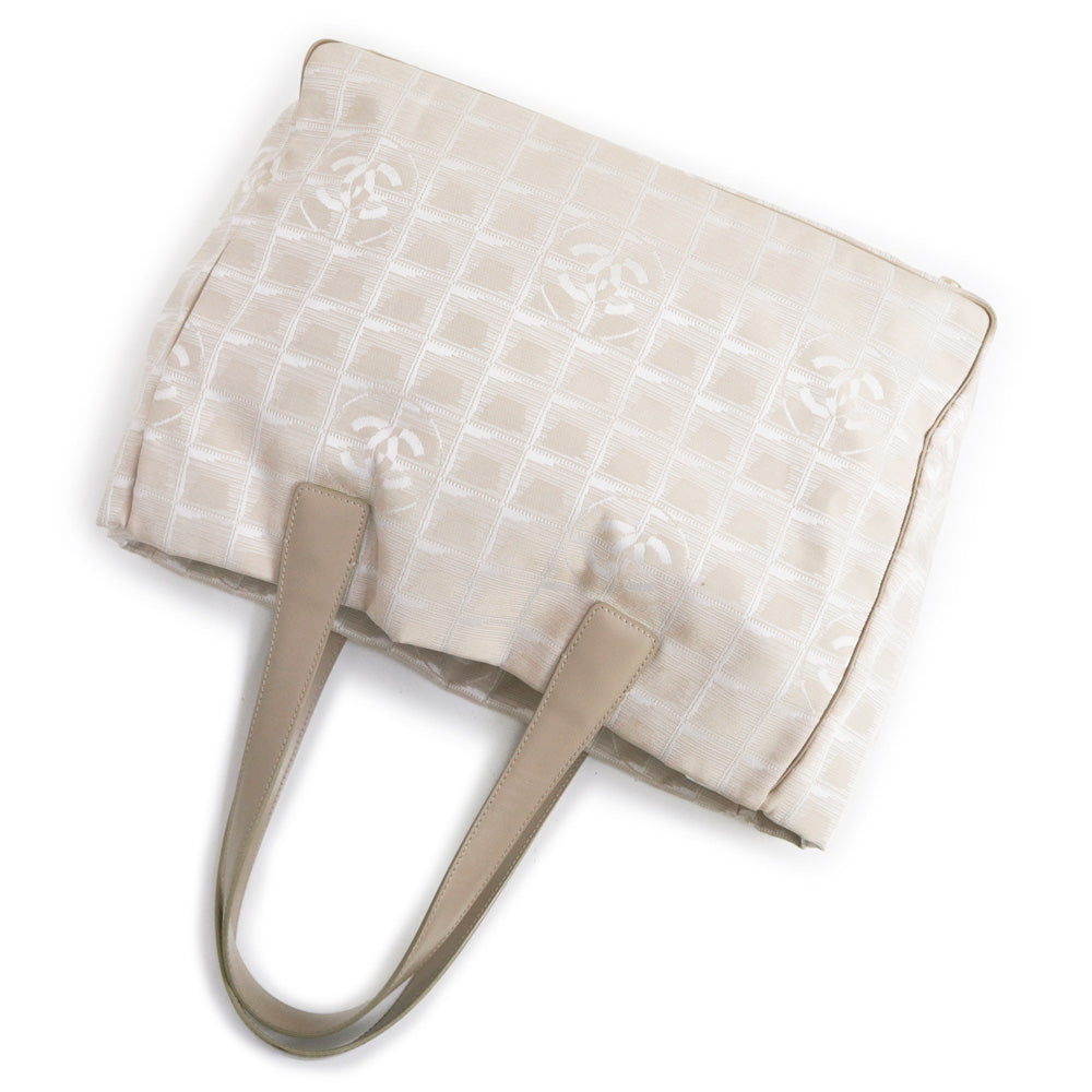 中古】シャネル CHANEL ココマーク ニュートラベルライン MM トート