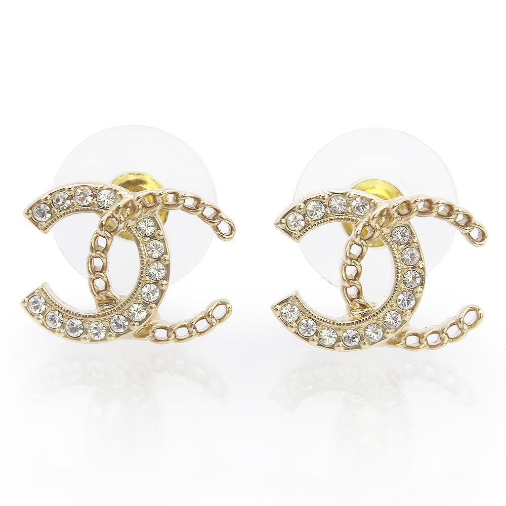 新品・未使用品】シャネル CHANEL ココマーク ラインストーン チェーン