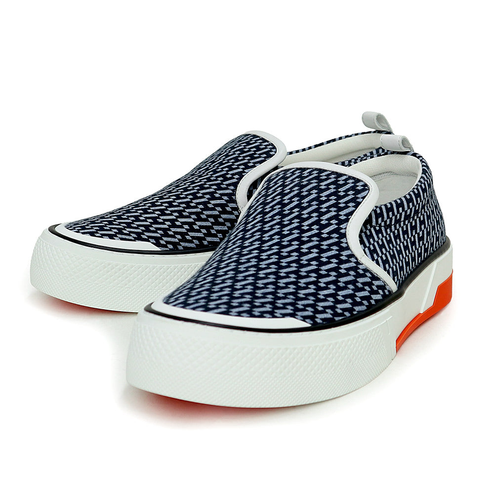 未使用保管品】エルメス HERMES グリス スリッポン シューズ 靴 #40.5