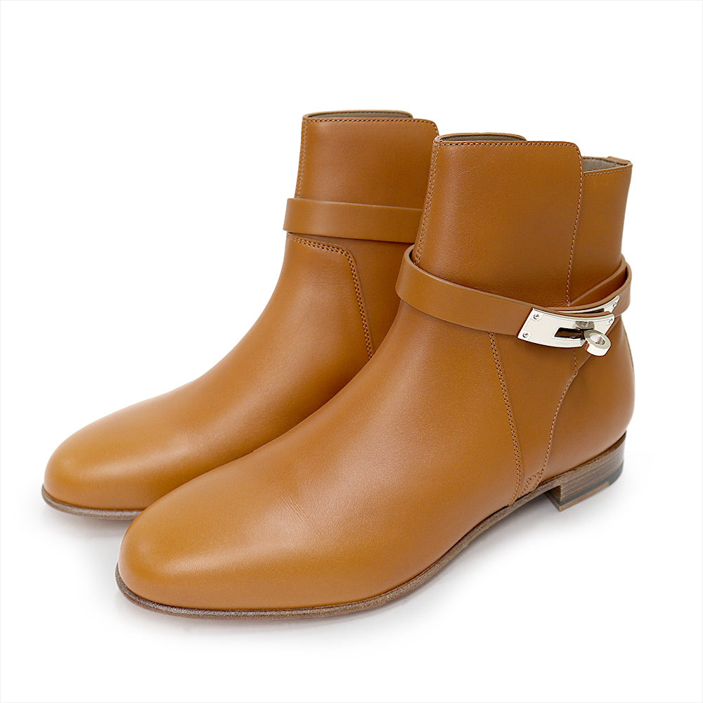 未使用保管品】HERMES エルメス ショートブーツ ネオ ナチュラル