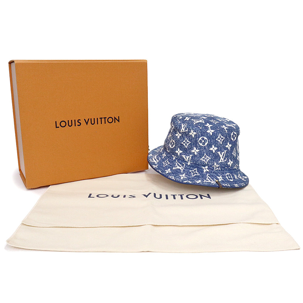 ルイ•ヴィトン モノグラム デニムバケットハット LOUIS VUITTON ルイヴィトン エピモノグラム デニム バケットハット