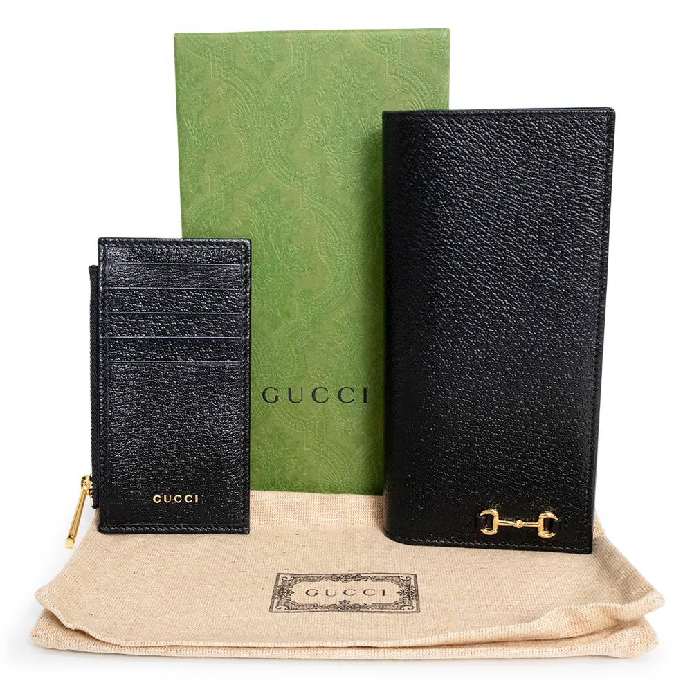 新品・未使用品】グッチ GUCCI ホースビット付き ロング ウォレット 二