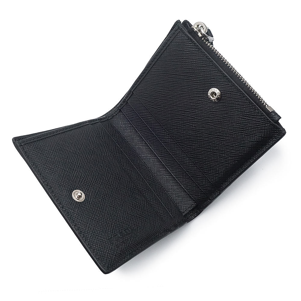 未使用 展示品】プラダ PRADA 三角ロゴプレート 二つ折り財布