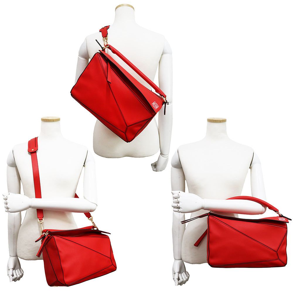 未使用 展示品】LOEWE ロエベ 322.30.K74 パズルバッグ ミディアム