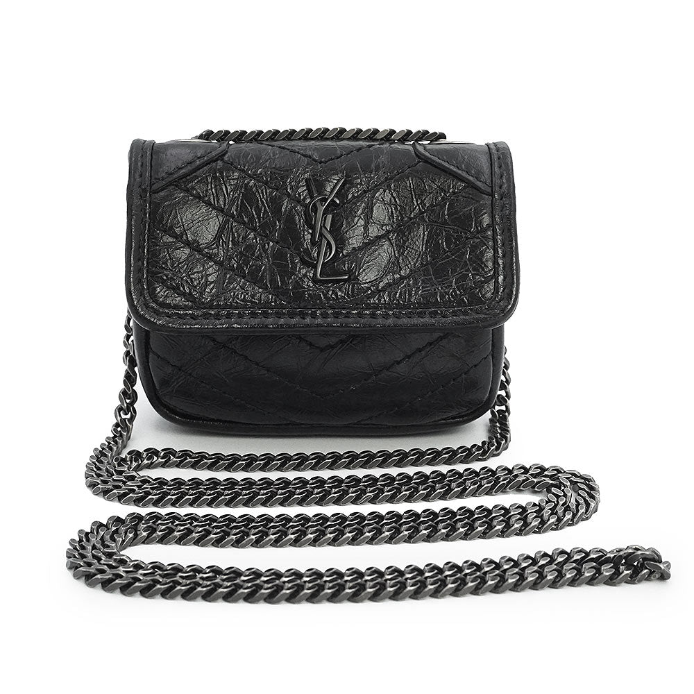 未使用 展示品】SAINT LAURENT サンローラン 710844 NIKI ニキ カーフ