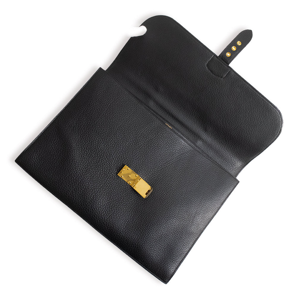 中古】HERMES エルメス サック ア デペッシュ 41 トゴ Noir ノワール