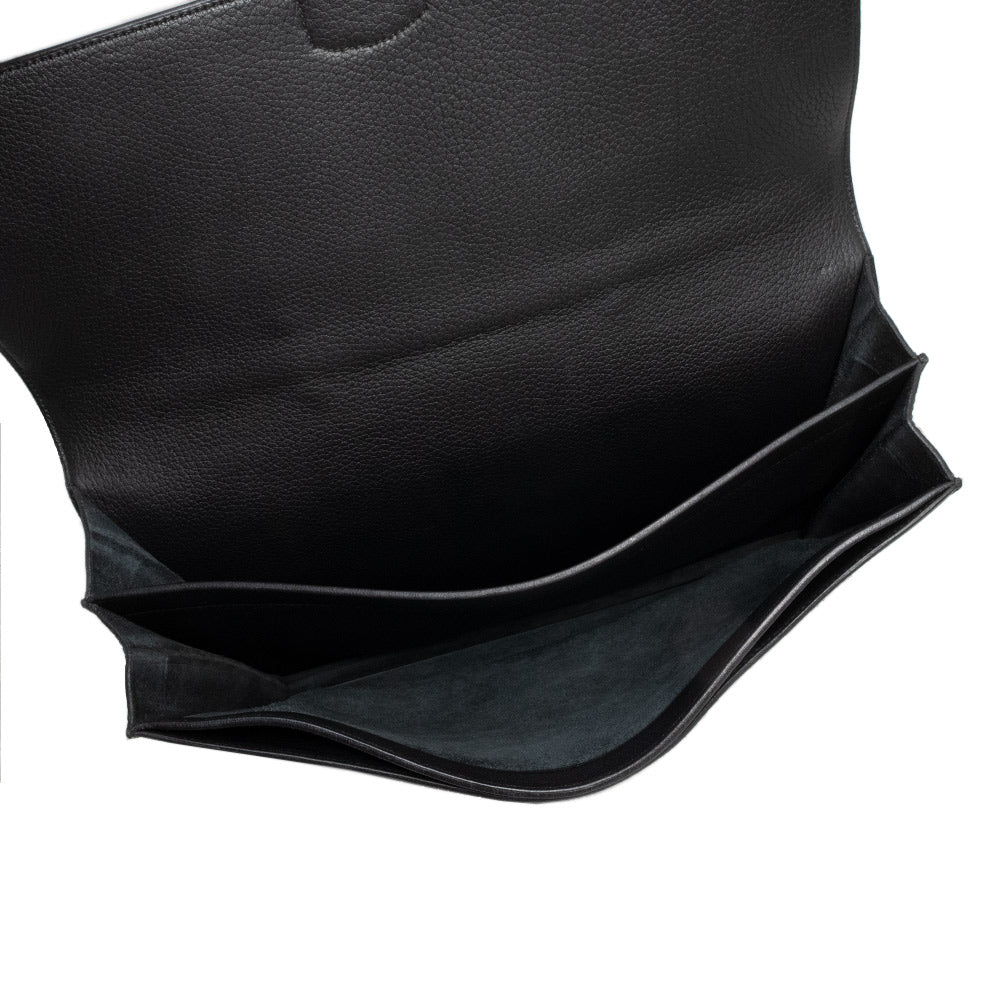 中古】HERMES エルメス サック ア デペッシュ 41 トゴ Noir ノワール