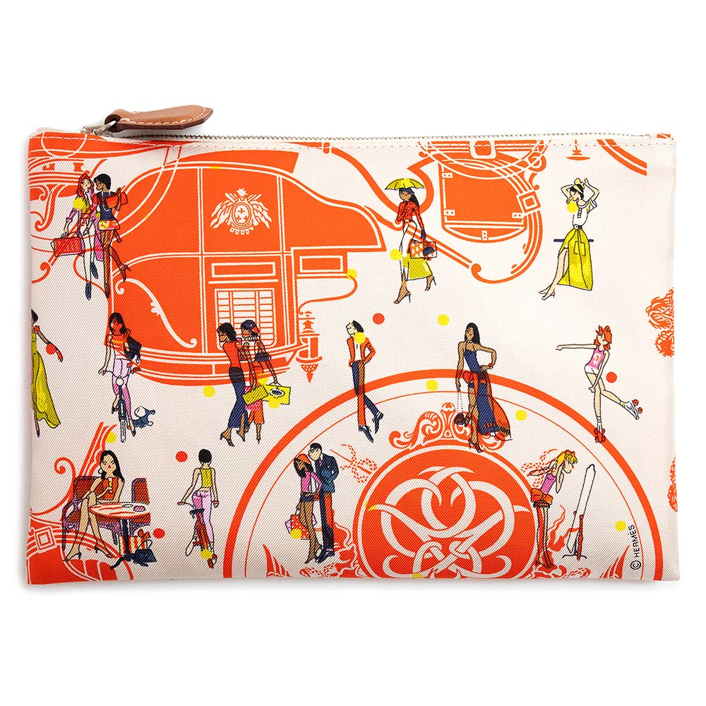 新品・未使用品】HERMES エルメス シルキーポケット EX-LIBRIS LES 