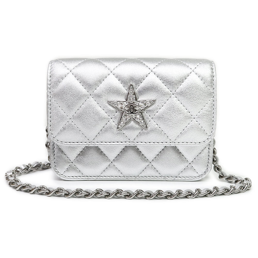 未使用 展示品】CHANEL シャネル ココマーク マトラッセ チェーン