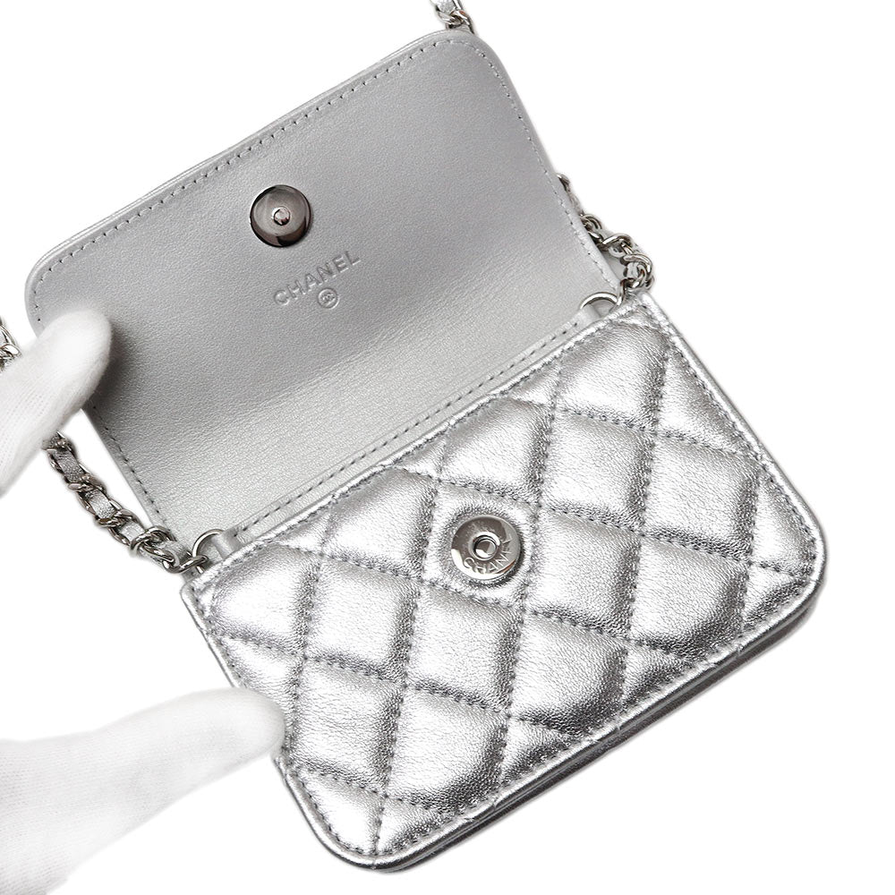 未使用 展示品】CHANEL シャネル ココマーク マトラッセ チェーン