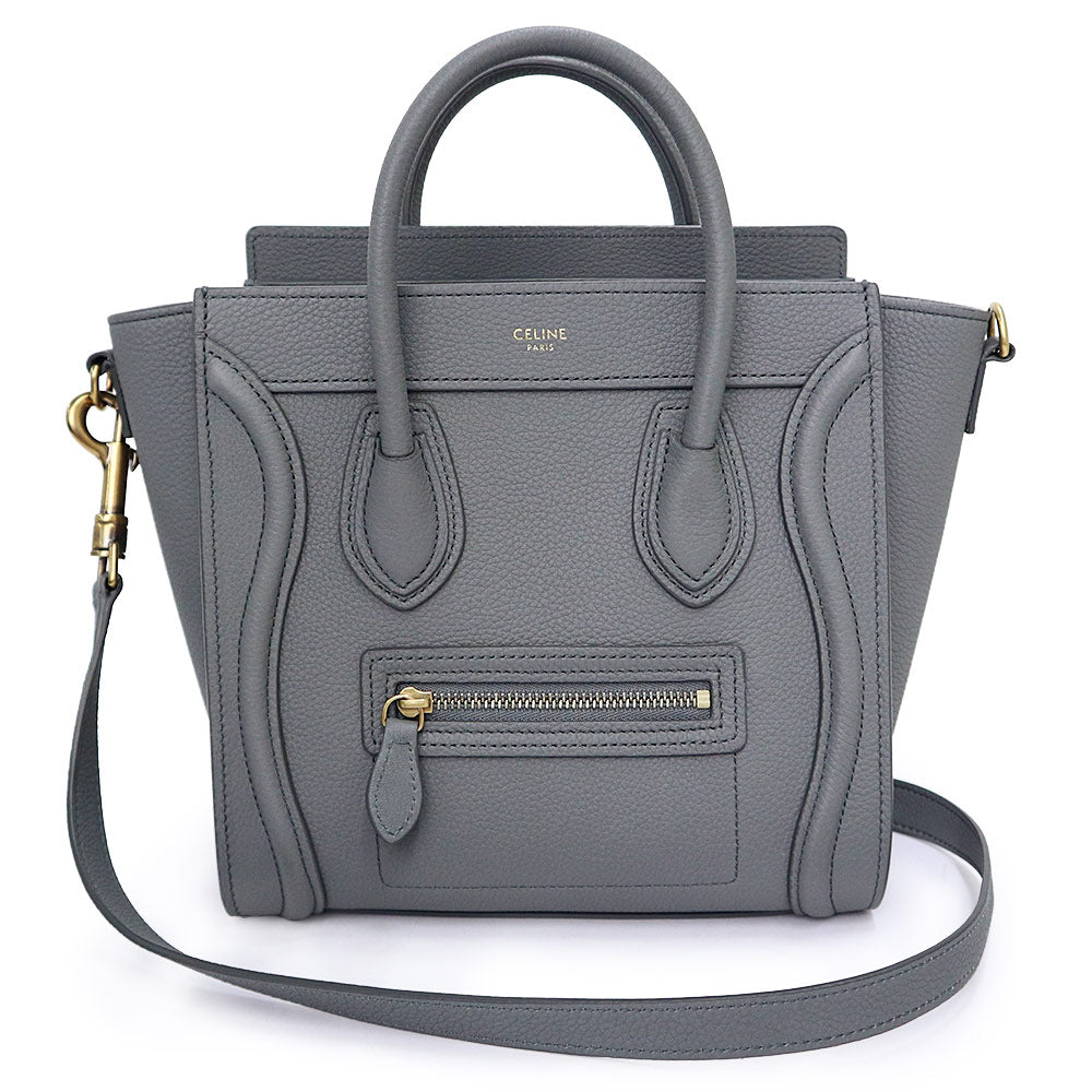 新品・未使用品】CELINE セリーヌ 189243AQL ラゲージ ナノショッパー 新品・未使用品】CELINE セリーヌ 189243AQL ラゲージ ナノショッパー