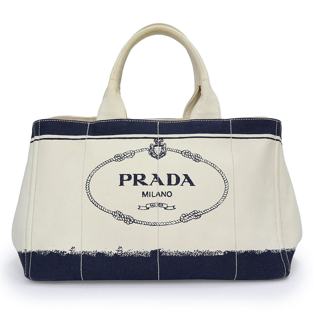中古】PRADA プラダ BN1872 カナパ CANAPA キャンバス GREZZO