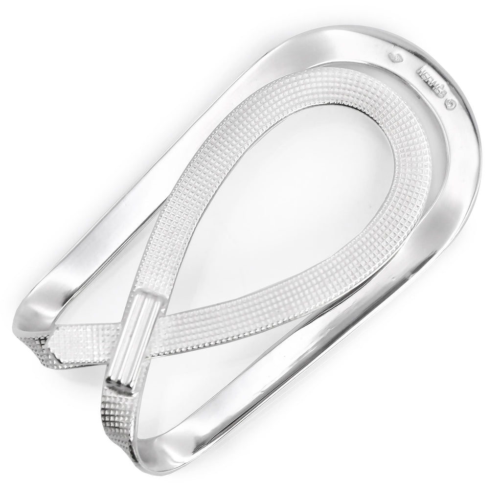 美品】HERMES エルメス ベルトモチーフ ヴィンテージ シルバー ビル