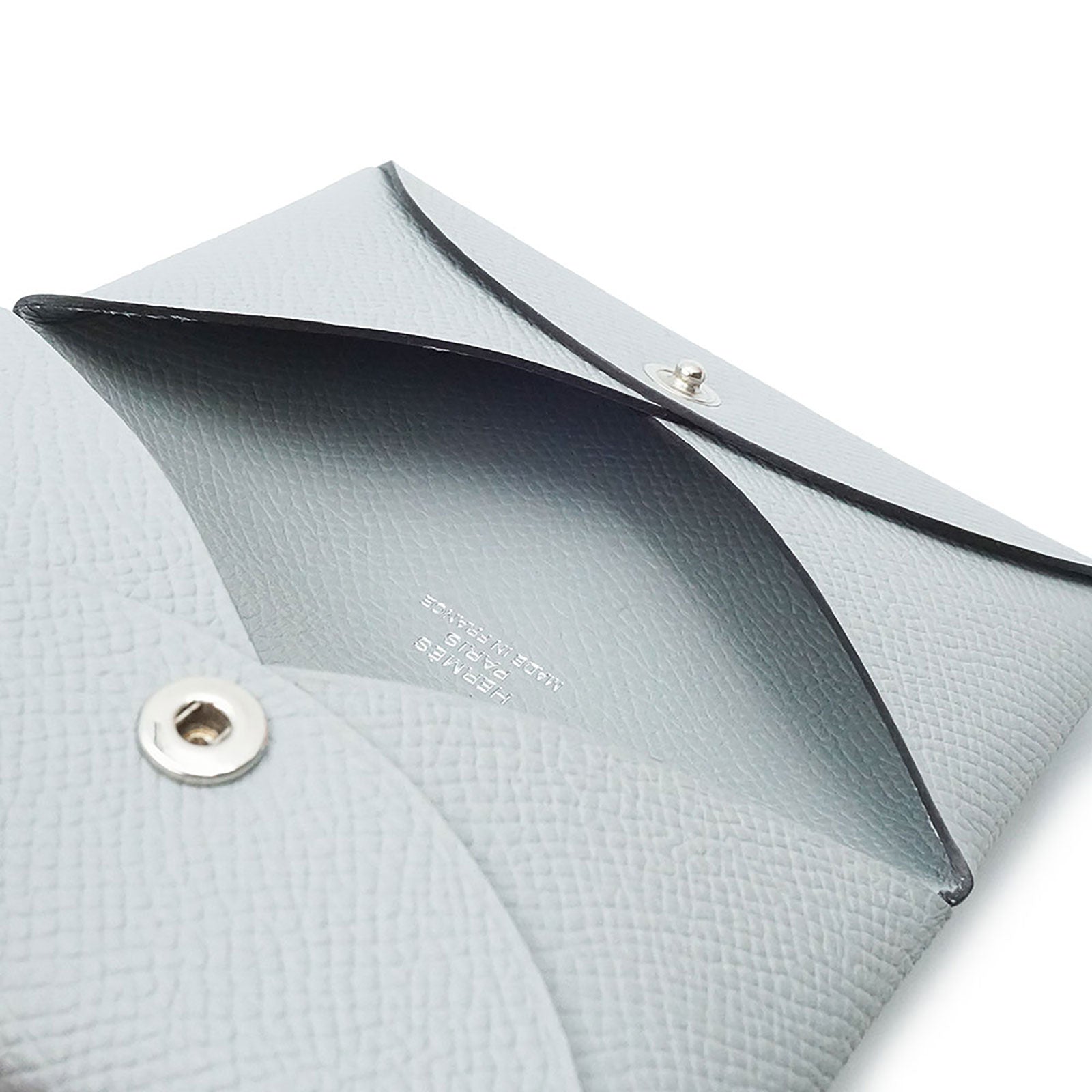 新品・未使用品】HERMES エルメス カルヴィ ヴォーエプソン ブルー