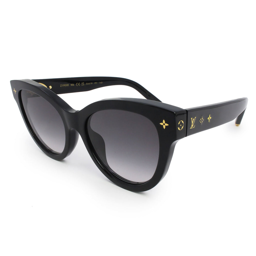 Louis Vuitton キャットアイ　サングラス モノグラムモチーフ 中古】LOUIS VUITTON ルイ ヴィトン Z1908E キャットアイ アセテート