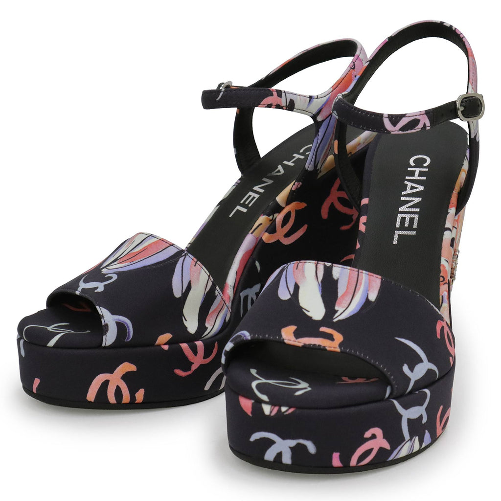 新品・未使用品】CHANEL シャネル G45706 ココマーク 花柄 厚底
