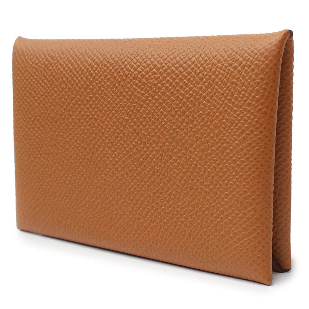 新品・未使用品】HERMES エルメス カルヴィ ヴォーエプソン ゴールド