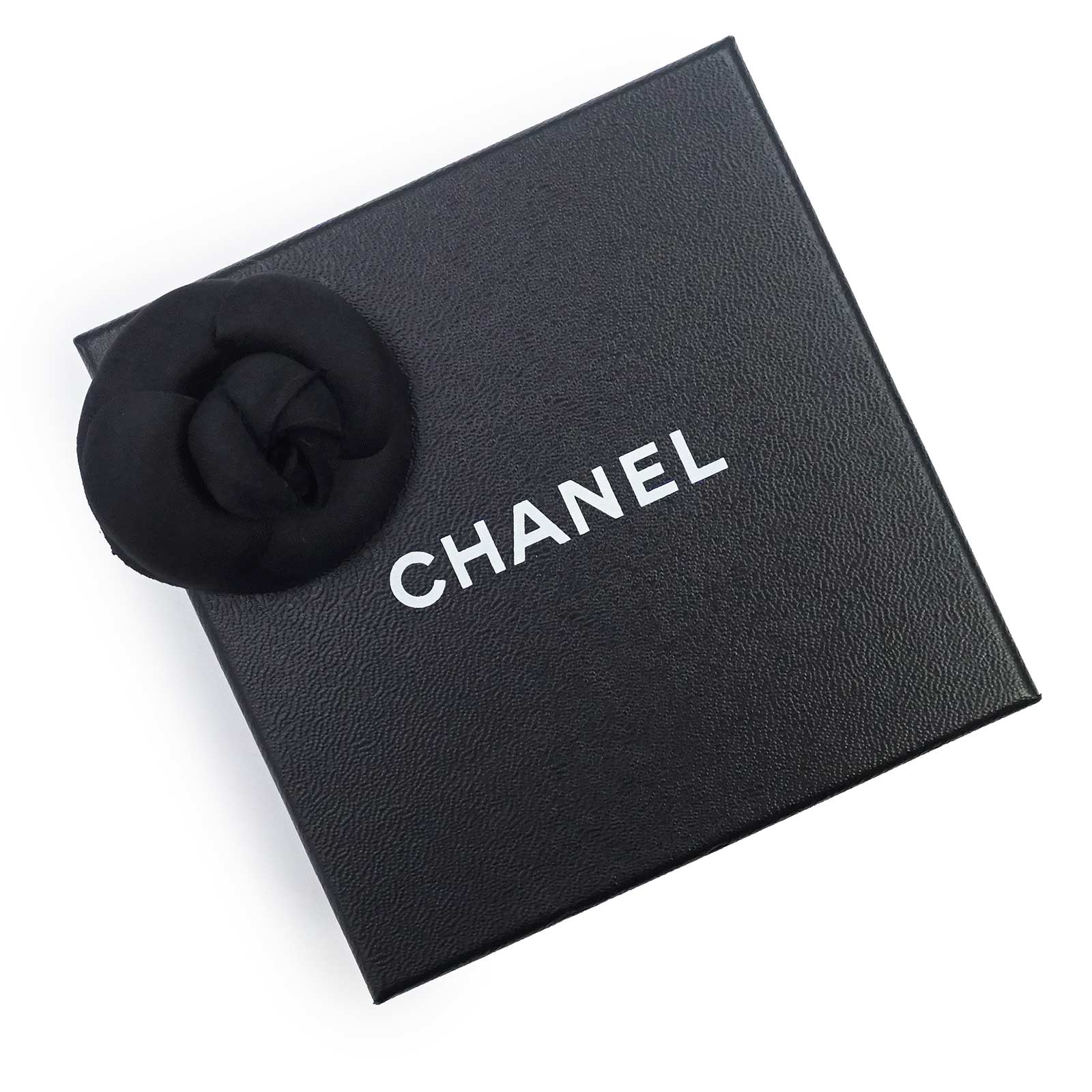 美品】CHANEL シャネル カメリア ナイロンキャンバス ブラック