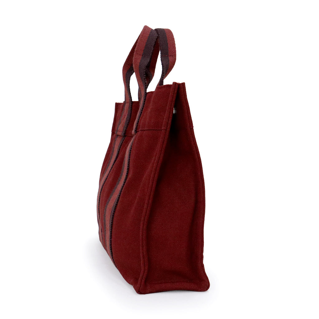 未使用保管品】HERMES エルメス フールトゥ PM コットンキャンバス