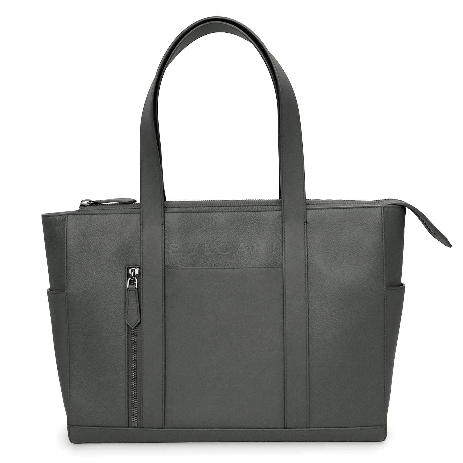 未使用 展示品】BVLGARI ブルガリ 291920 マン ラージ ホリゾンタル