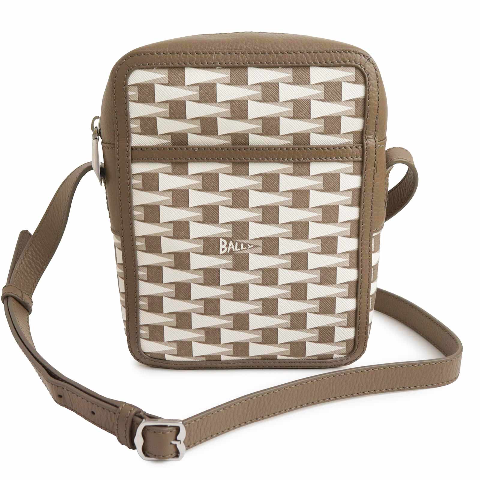 未使用 展示品】BALLY バリー MAC01X ペナント レザー ブラウン