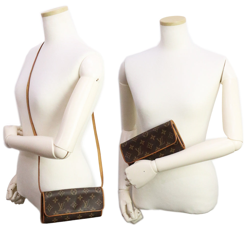 ルイ・ヴィトン ツインセット モノグラム 2way ショルダーバッグ 箱付き・美品】 ルイヴィトン ショルダーバッグ ポシェット